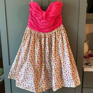 Betsey Johnson Vintage Strapless Dress